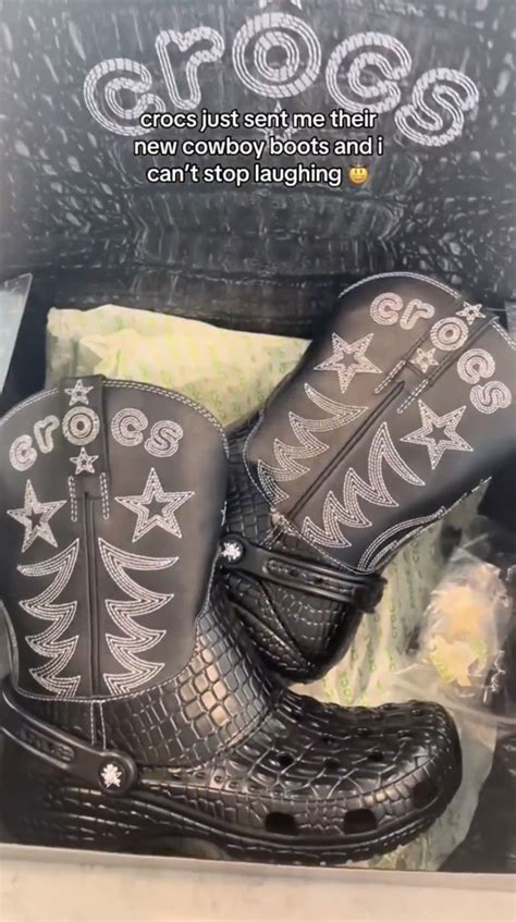 cowboy crocs|Crocs cowboy boot is their boldest shoe yet. When and how to。